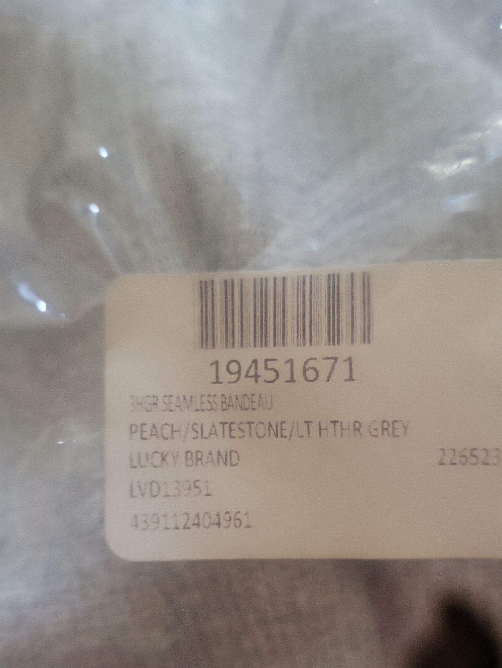Lucky Btand 3 Colors Seamless Bandeau Bras Fab Comfy Bagged Tsgged - Picture 6 of 8